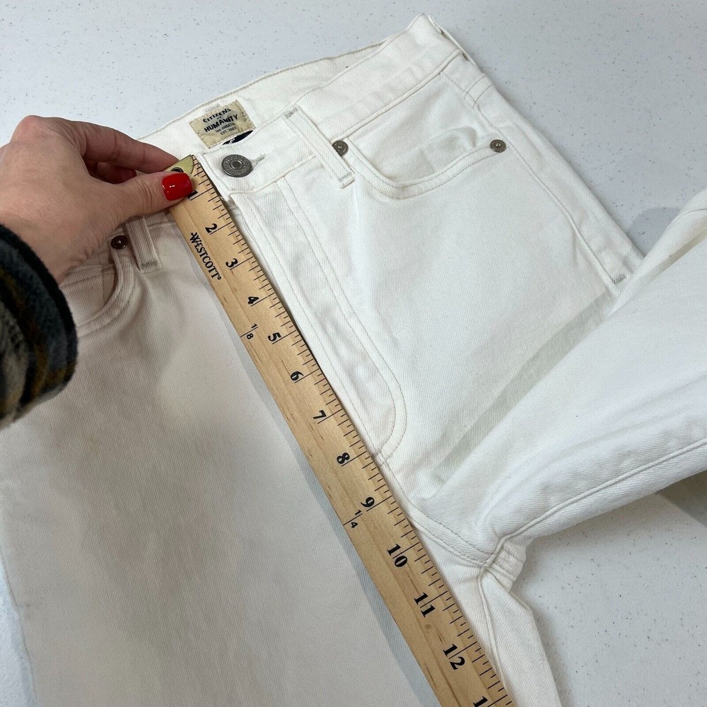 Citizen of‎ Humanity Women's Olivia High Rise Slim Ankle Jeans White Size 25 - Picture 12 of 16